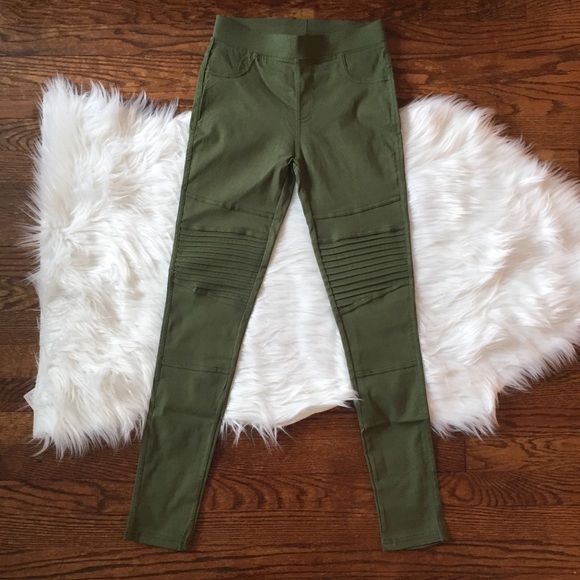 ❗️LAST❗️Olive Moto Leggings - Picture 6 of 8